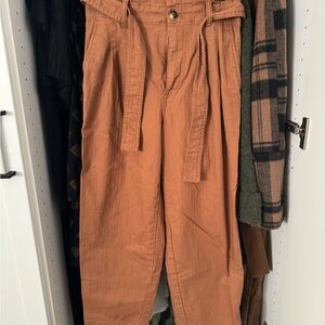 Madewell Women's Terracotta Cropped Pants